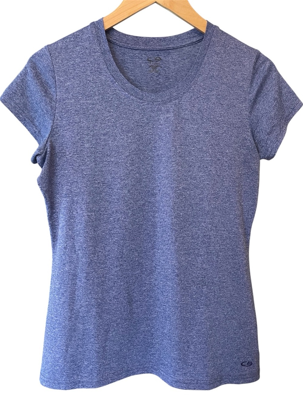 Champion Heathered Blue Short Sleeve Crew Tee